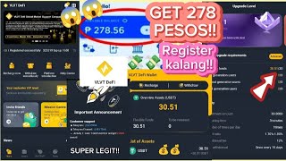 FREE GCASH 278 PESOS MAG REGISTER KALANG THEN CLAIM SA VLVT DEFI | ONLINE LEGIT INVESTMENT APP