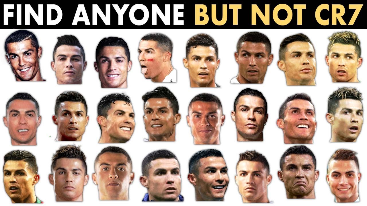 Find Anyone BUT NOT RONALDO Football Quiz YouTube