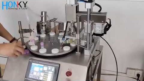Centrifuge tube filling and rotary capping machine