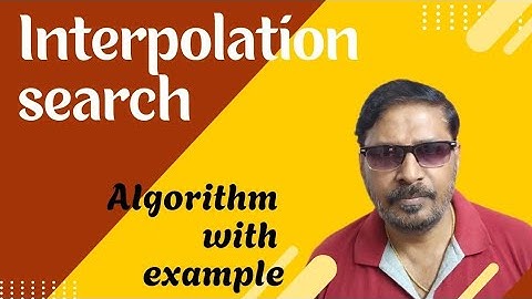 Interpolation Search | Algorithm & Example  |  Data Structure