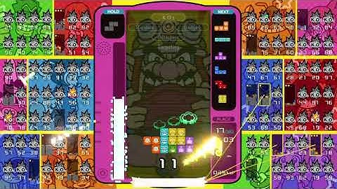 i did another t-spin triple again cause why not at top 50 in tetris 99 today!!!!