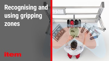 Ergonomic industrial work bench: Recognising and using gripping zones