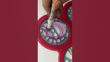 A Hidden Design Slowly Revealed: Relaxing ASMR Art! #art #spirograph #shorts #2024 #usa #subscribe