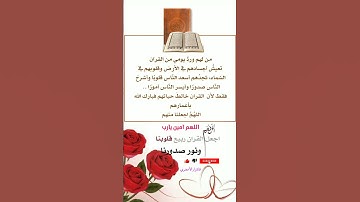 من لهم ورد يومي من القران#حفظ القران الكريم#تعليم القرآن#كيف نحفظ القران الكريم#القران_الكريم_كاملا