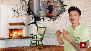 Semineu vechi cu foc deschis, fara geam, la moda printre vedete! 2 video
