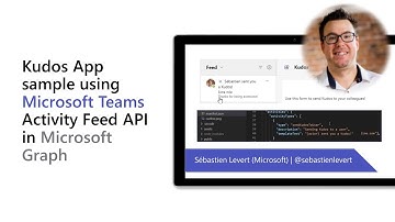 Kudos App sample using Microsoft Teams Activity Feed API in Microsoft Graph