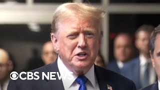 Trump reacts to guilty verdict in 'hush money' trial