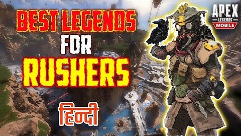 Best 3 Legends for Rushers in Season 0 (soft launch) #apexlegendsmobile #allaboutaction
