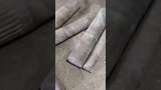 #Chisel stone chisel make in factory 🏭 #lohar #viral #metalwork #chisel #iron #part1 part1