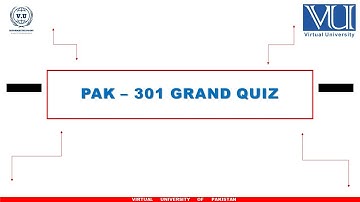 Pak-301 Grand Quiz (2023)