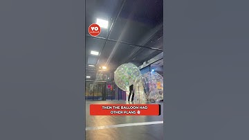 When the balloon game turns into a comedy show 😂🎈