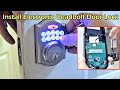 Install Electronic Deadbolt Door Lock - DEFIANT