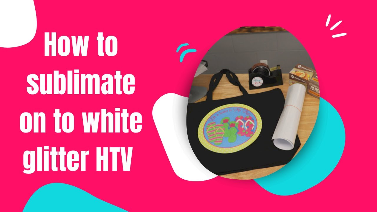 How To Sublimate on to White HTV 