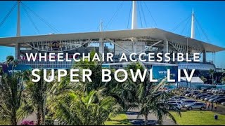 Wheelchair Accessible | Super Bowl LIV | Hard Rock Stadium Miami by Sylvia Longmire 427 views 4 years ago 6 minutes, 7 seconds
