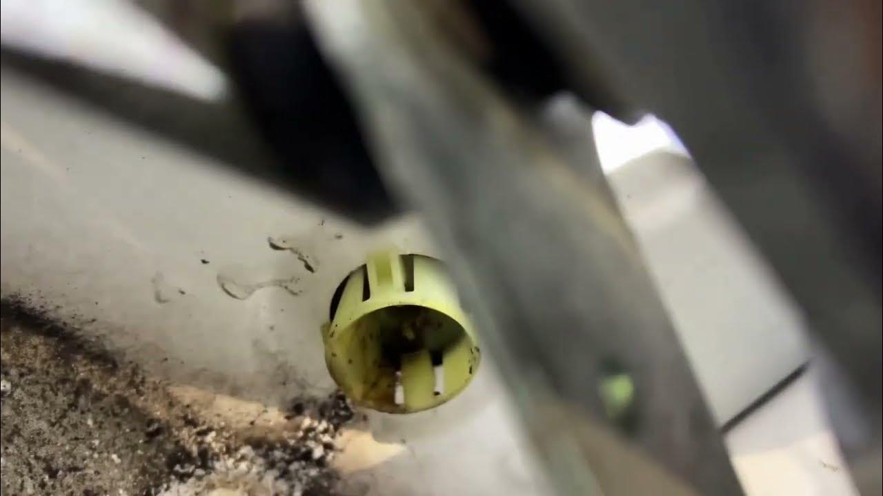 How to clean 2015 Nissan Rogue sunroof drain - YouTube