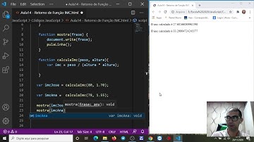 Aula 15 - Retorno de Função - Return (JavaScript) - Prof. Ederson Gomes