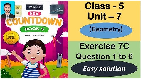 Class 5 Math Exercise 7C complete solution | New countdown third edition class 5 exercise 7C |oxford