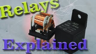 relays explained - how they work and how to wire one!