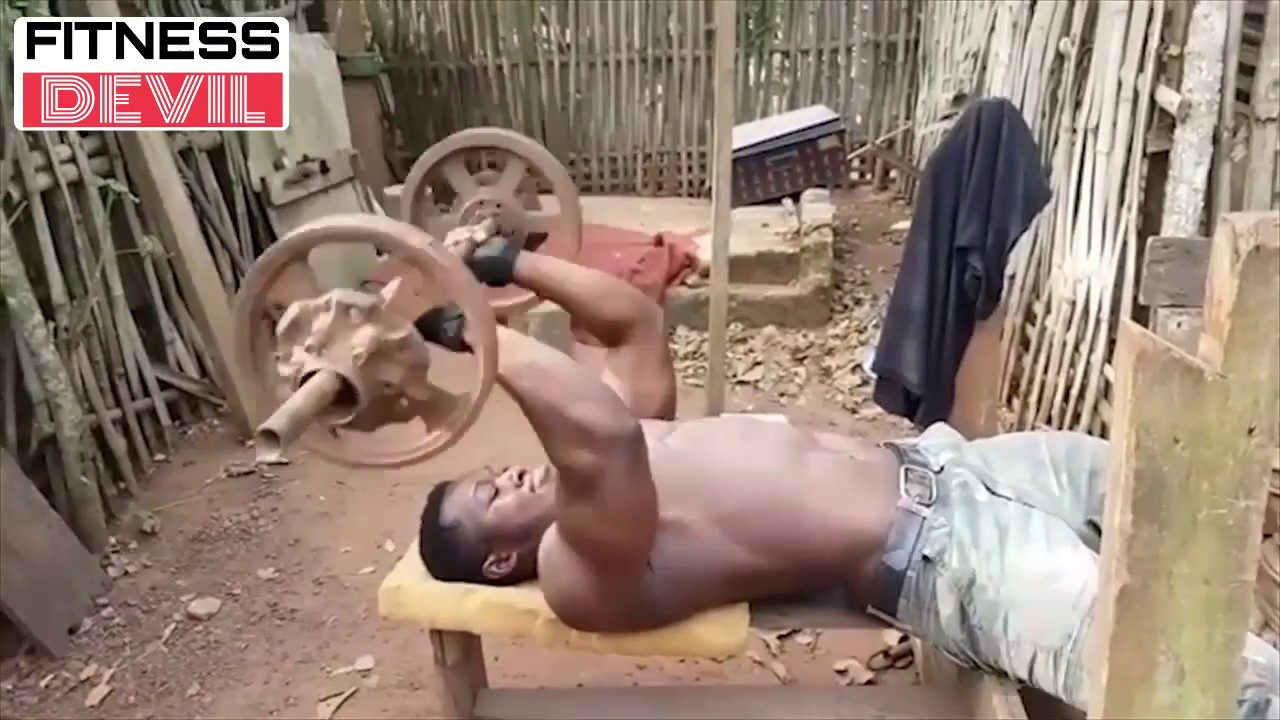 Jugaad Gym | No Excuses For Workout | African Bodybuilders | Fitness Devil
