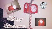Decoración buzón navidad cartonaje - YouTube