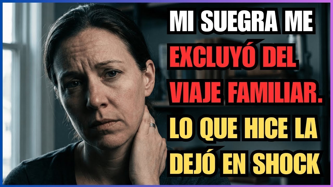MI SUEGRA ME EXCLUYÓ DEL VIAJE FAMILIAR  LO QUE HICE LA DEJÓ EN SHOCK
