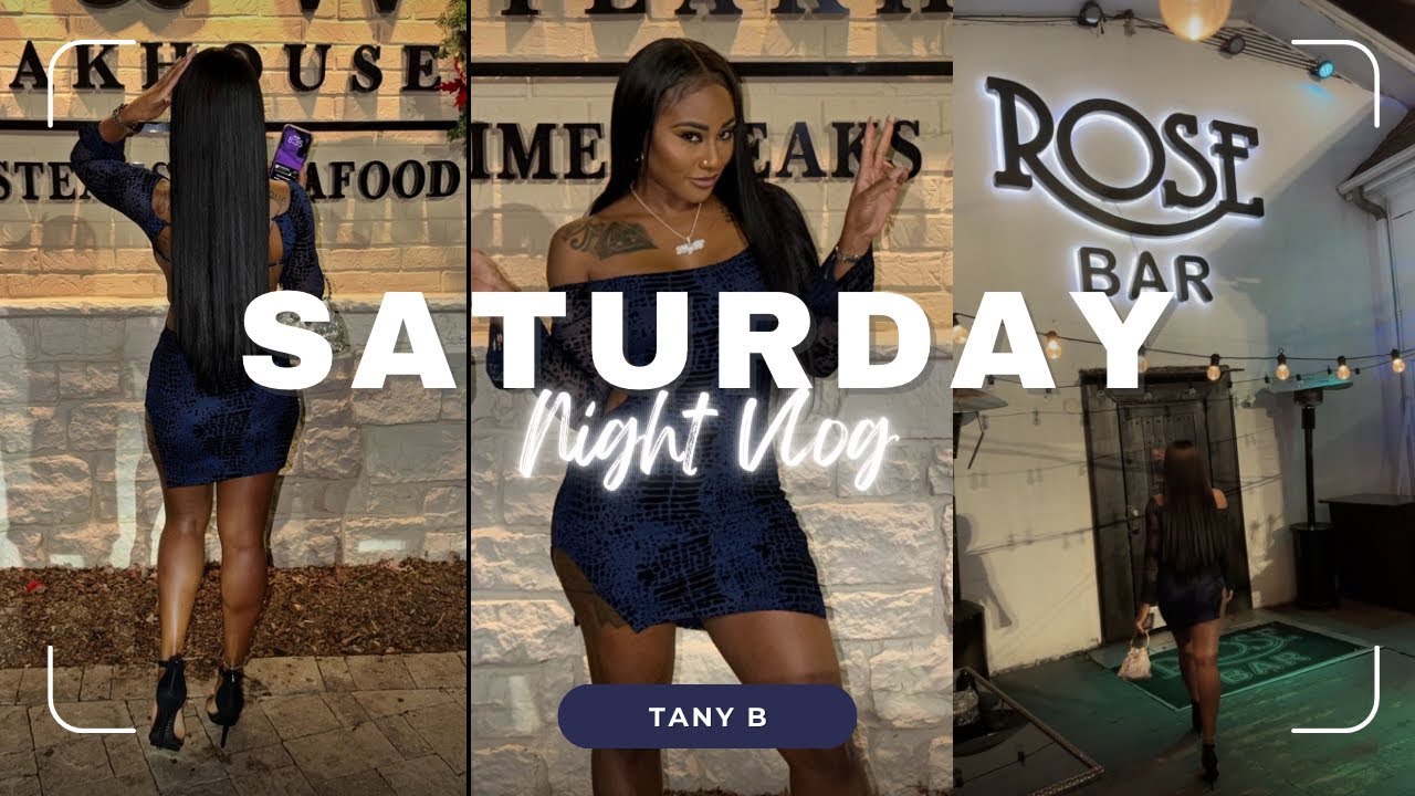 Видеоблог о ночной жизни Атланты. Ужин в стейк-хаусе H & W и баре Rose Bar Buckhead | Субботний в...