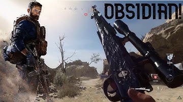 Finally unlocked OBSIDIAN CAMO  for the Kar98k! Call of Duty Modern Warfare Multiplayer gameplay!