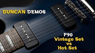 Seymour Duncan SP90 Vintage P90 Guitar Pickup Set Black SP90-1n & SP90-1b