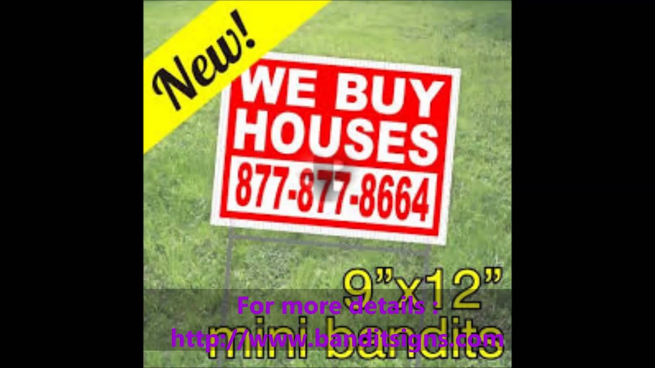 custom yard signs YouTube