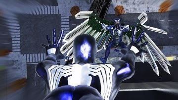 Spider-Man vs Symbiote Vulture 4k60 | Web of Shadows Boss Fight RTX Reshade