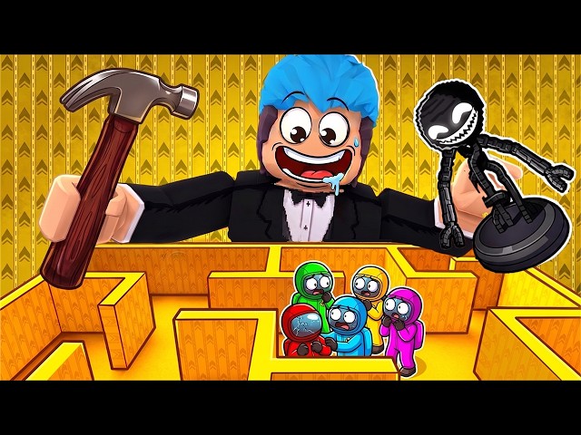 KINULONG KO ANG MGA KAIBIGAN KO SA BACKROOMS | Roblox | Build Your Own Backrooms