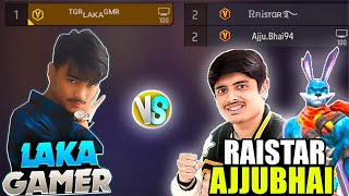 Raistar \u0026 Ajjubhai vs Laka Gamer😱 Ajjubhai \u0026 Raistar Fan Challenge Me 1 vs 2😡 Garena free fire