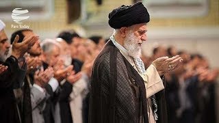 шиитская мусульманская молитва (лидер Ирана: имам хаменеи)