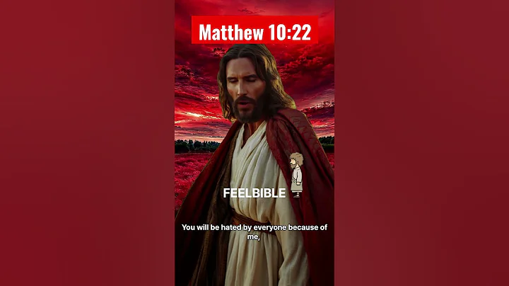 🙏 Matthew 10:22 | Bible verse that Leads you Heaven | Jesus Christ | Pray for God