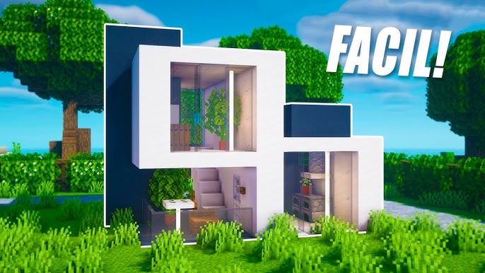 Minecraft: una CASA MODERNA perfecta 1.19 facil #11✓