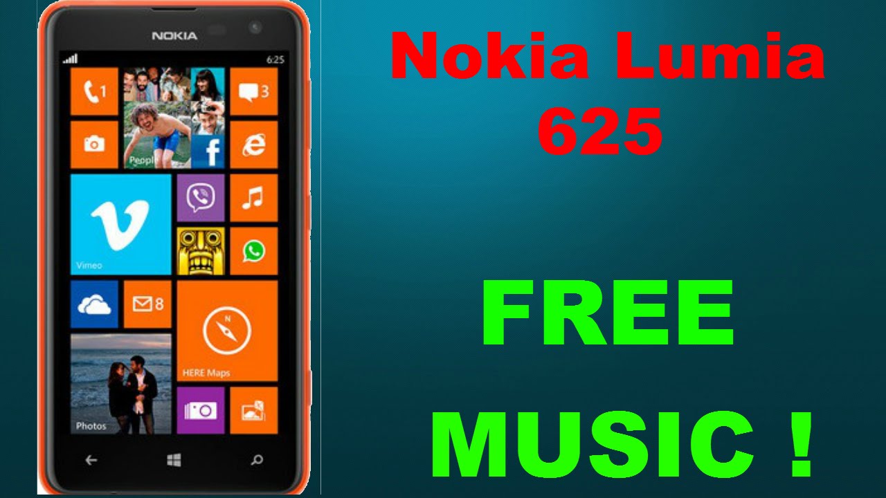 How To Download Music On A Nokia Lumia 625 For Free !!!! (NO APP.