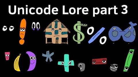 Unicode lore rebooted part 3 (Space-Solidus)