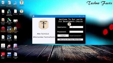 Animated Login Form UI || By Techno Factz