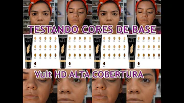 Como escolher a cor da base Vult HD?
