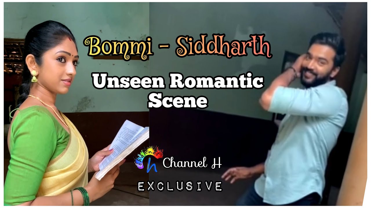 Ninaithale Inikkum Serial Bommi - Siddharth Unseen Romantic Scene ...