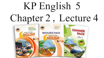 KP English Class 5 Chapter 2 Lecture 4