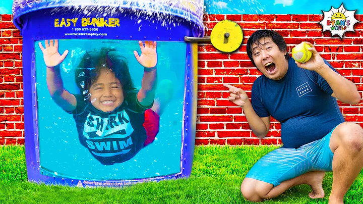 Ryan’s MEGA Dunk Tank Challenge! Who Will Get Dunked?! 💦🤣