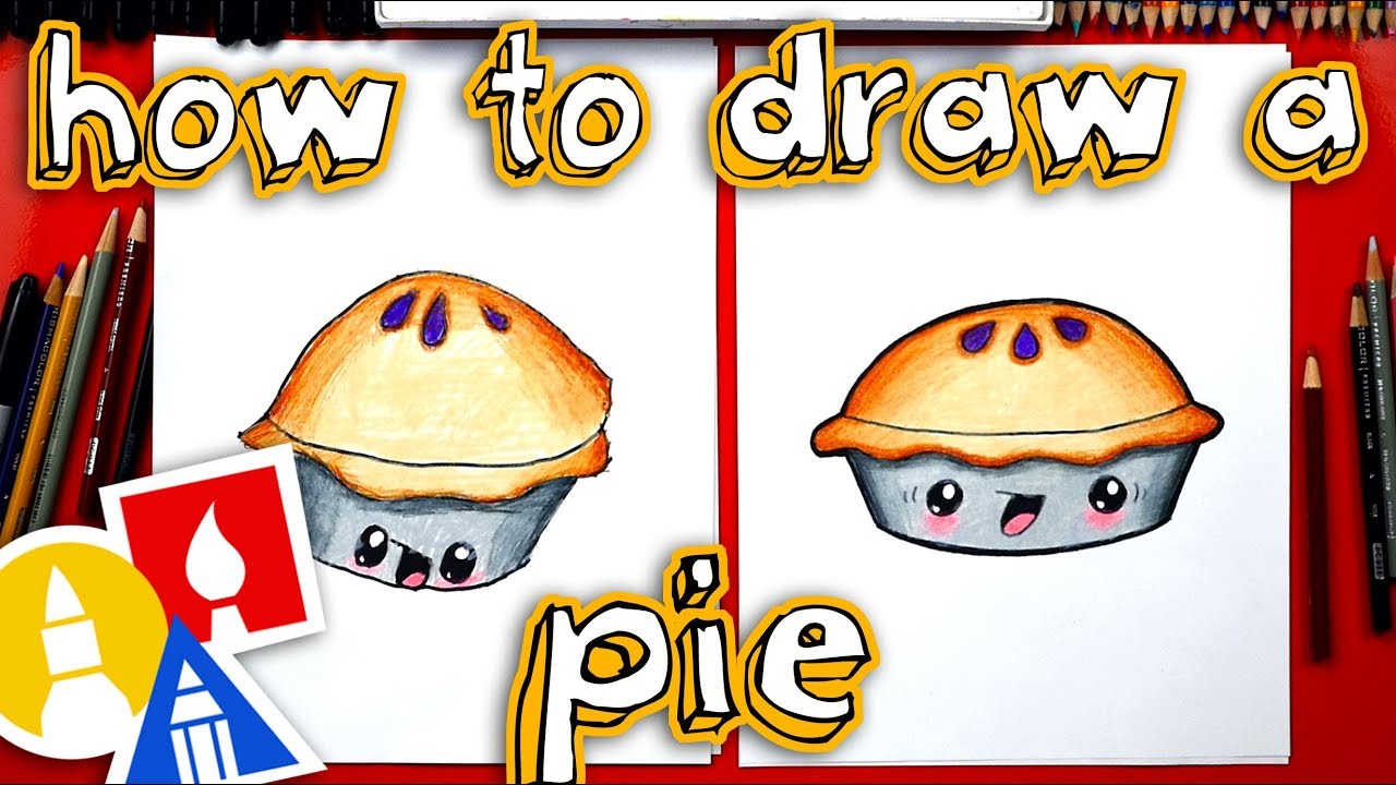 How To Draw Kawaii Cute Pie  Drawing to draw - Drawing to Draw 