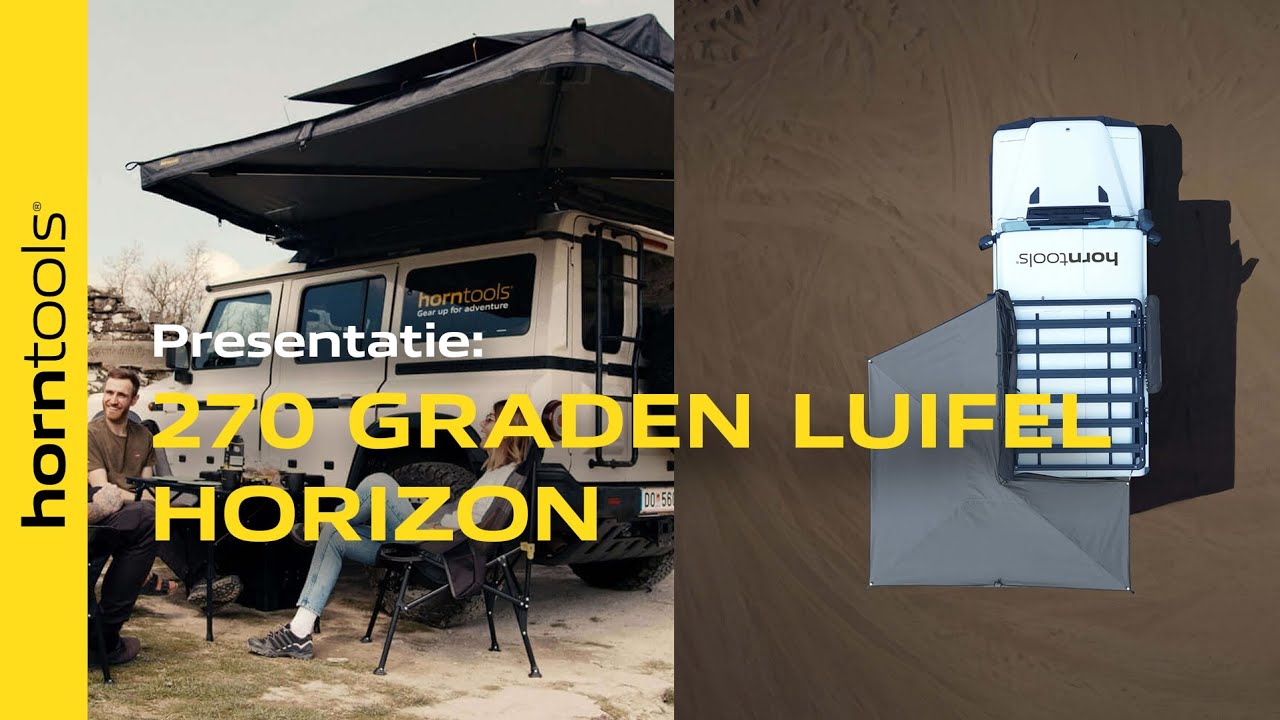 270 graden luifel Horizon (zelfdragend) – Video