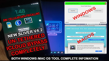 UNTETHERED ICLOUD BYPASS 13.3/13.3.1/13.4/13.4.1 WINDOWS|Sim,Network,Calling Fixed Passcode Disabled