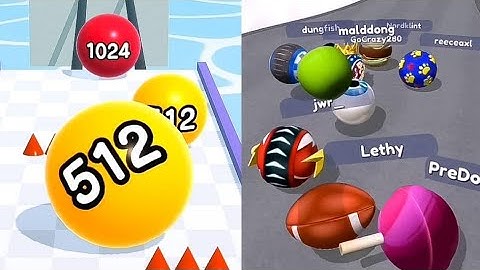 Ball Run 2048 Vs Going Balls Android iOS Mobile Gameplay Walkthrough Part 31