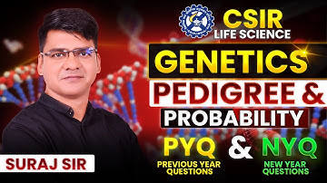 GENETICS: Pedigree & Probability PYQ of CSIR NET 2025 by Suraj Sir | Next Year Question #csirnet