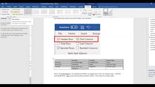 Basics of Creating an Accessible table