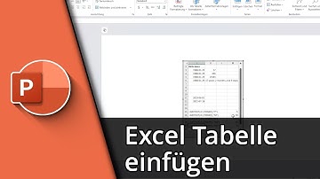 Excel Tabelle in Powerpoint einfügen ✅ Tutorial