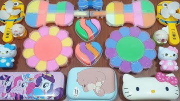 Mixing Random Things Into homemade slime | Most Satisfying Slime video | Alex Slime